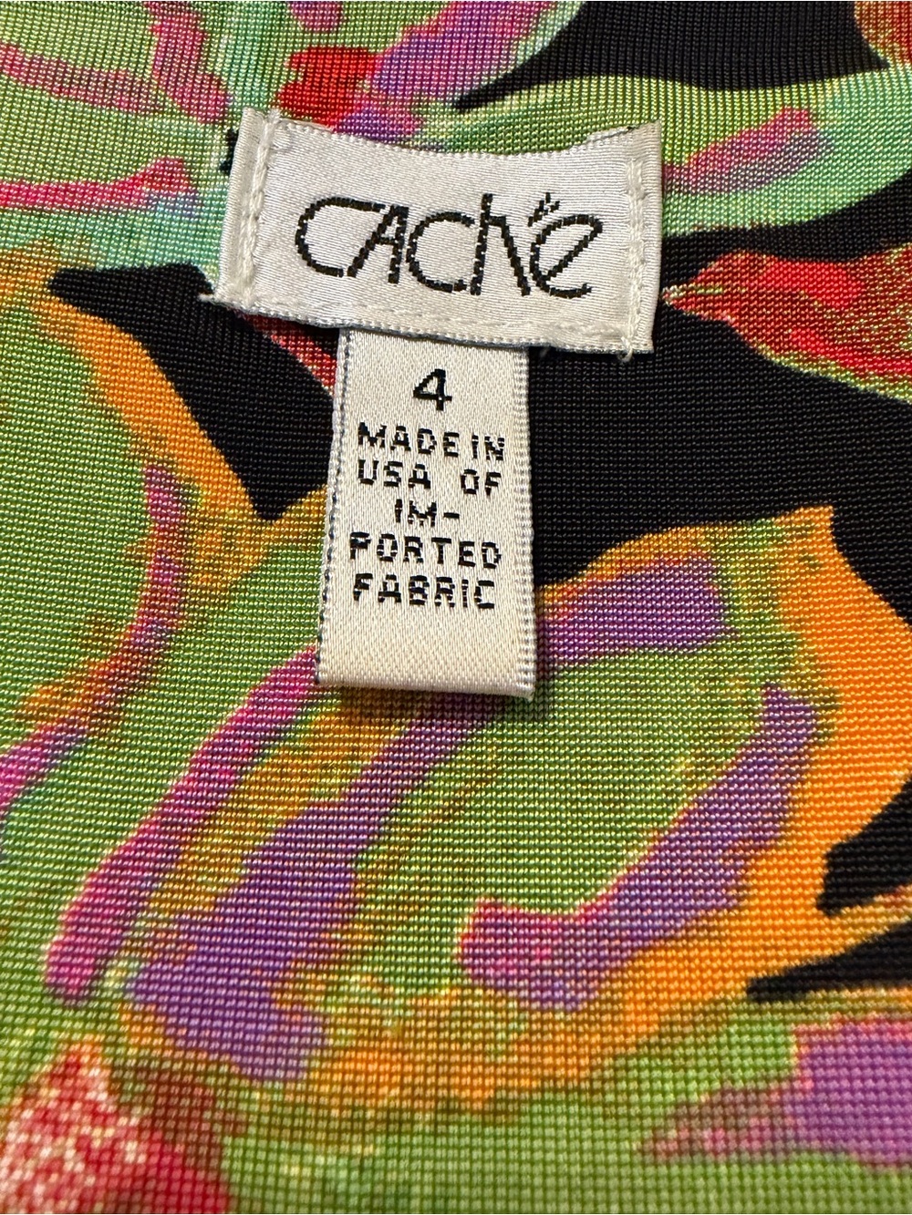 Caché tropical floral print fitted mini dress - Picture 7 of 9